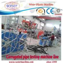 plastic Corrugated HDPE PVC pipe extrusion machine